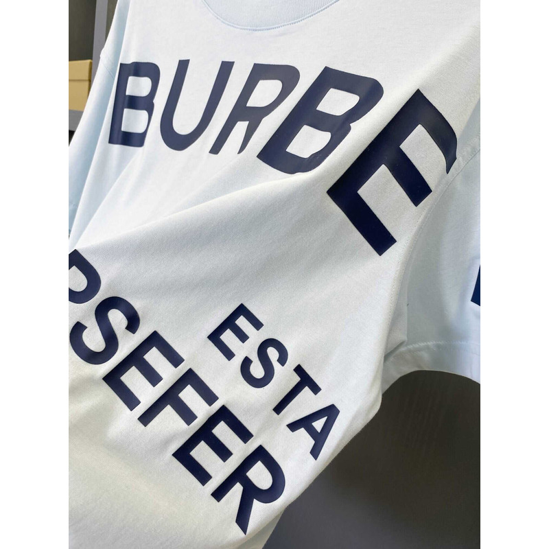 B**rry logo printed cotton t-shirt grey