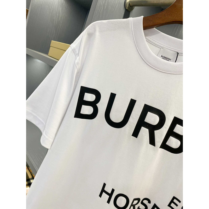 B**rry logo printed cotton t-shirt white