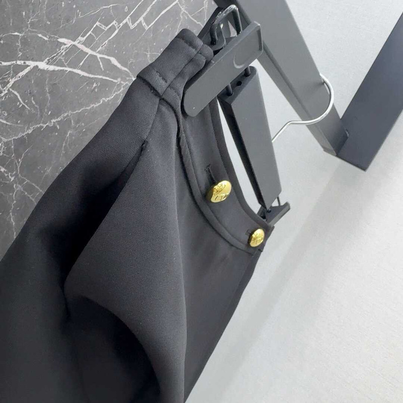 Valentino Cotton Skirt Black