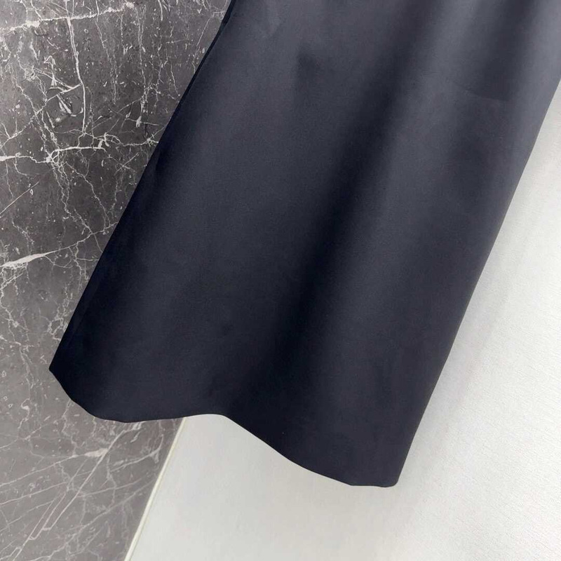 Valentino Crepe Couture Short Dress Black