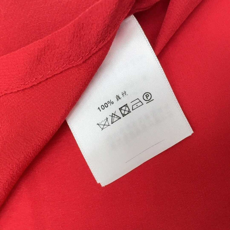 Valentino Georgette Top Red