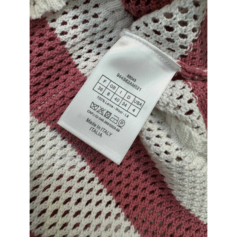 D*or logo knitwear tank top red