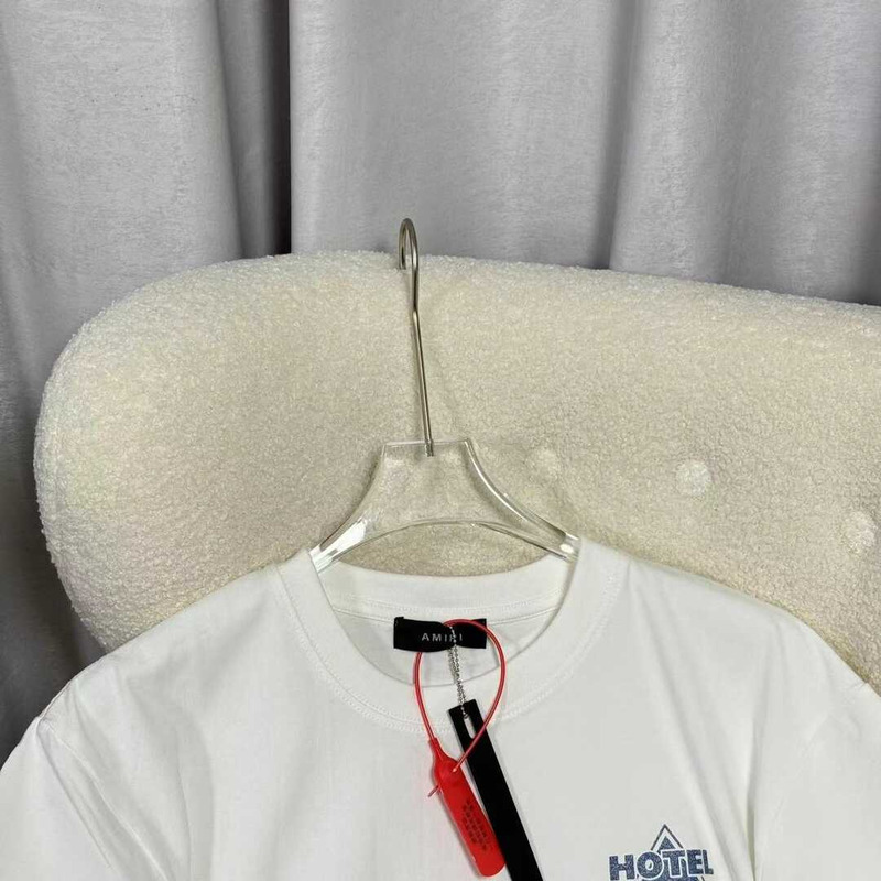 Amiri Graphic Print Cotton White