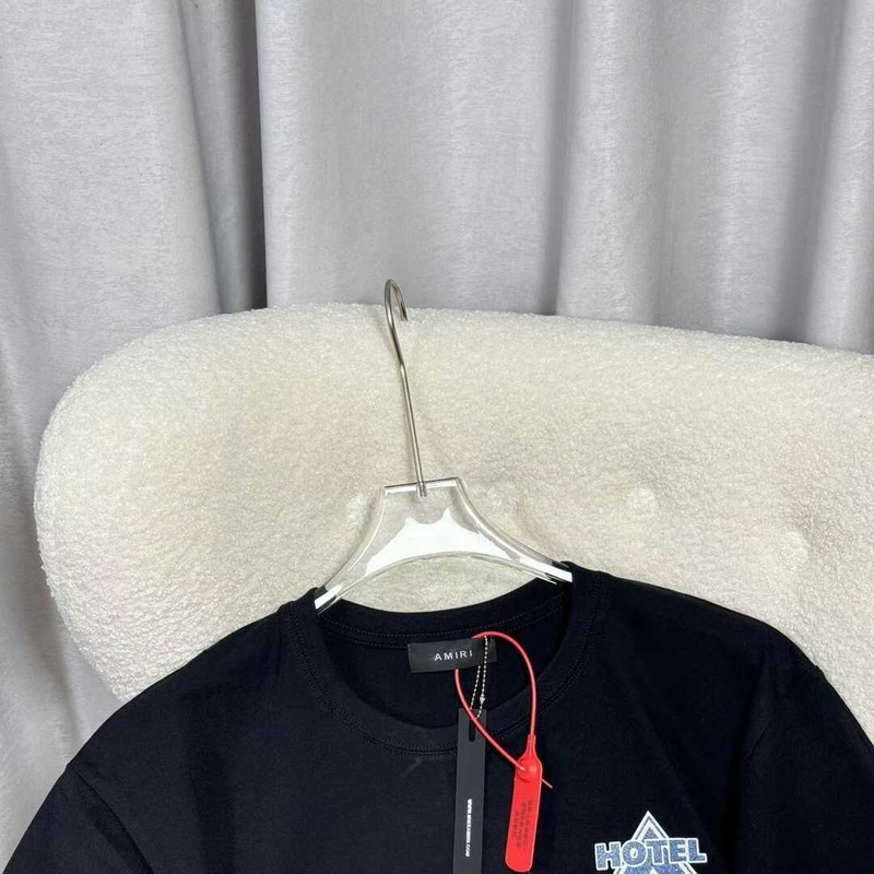 Amiri Graphic Print Cotton T-Shirt Black