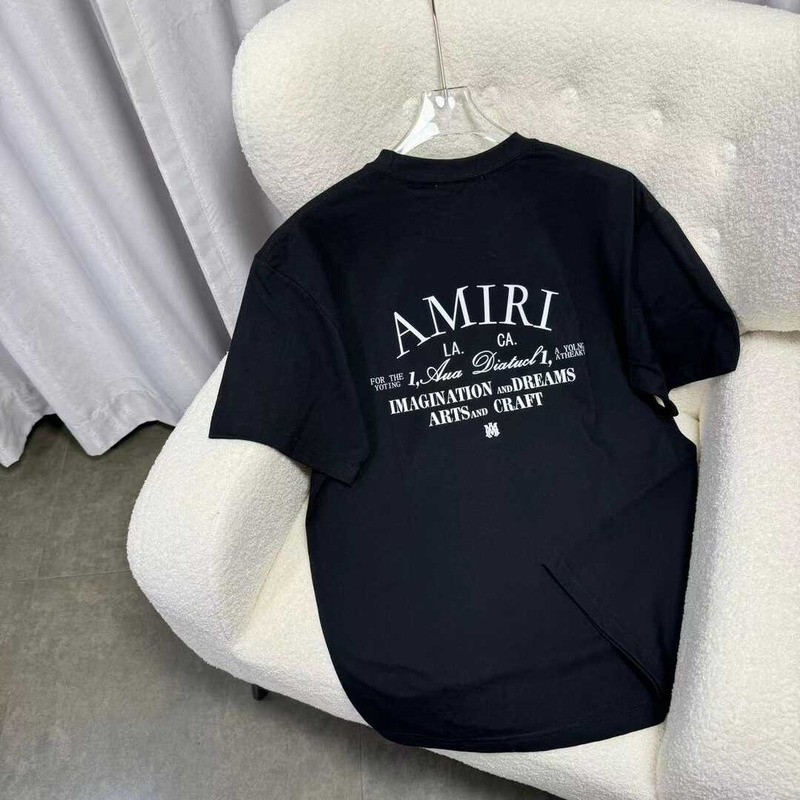 Amiri Cotton T-Shirt Black