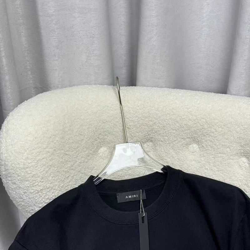 Amiri Cotton T-Shirt Black