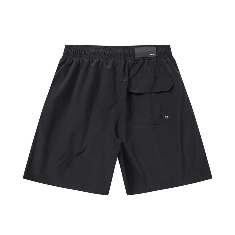 Amiri Printed Logo Shorts Black