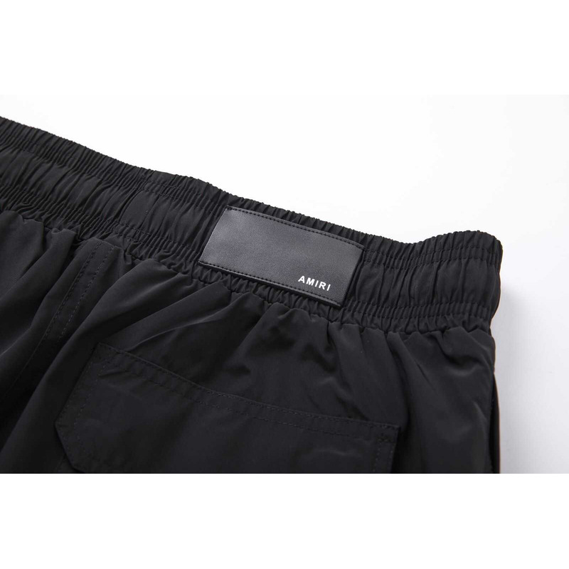 Amiri Printed Logo Shorts Black