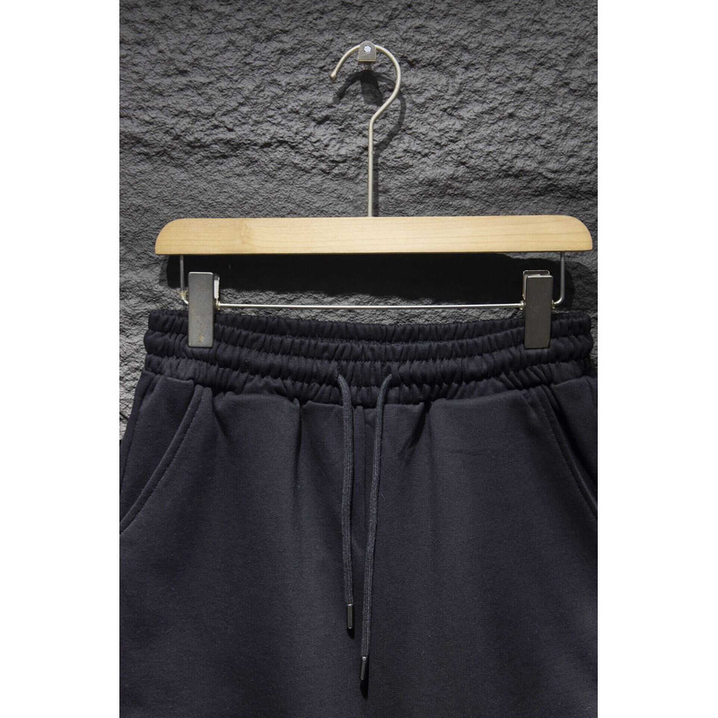 Chrome Heart Embroidered Cotton Shorts Black