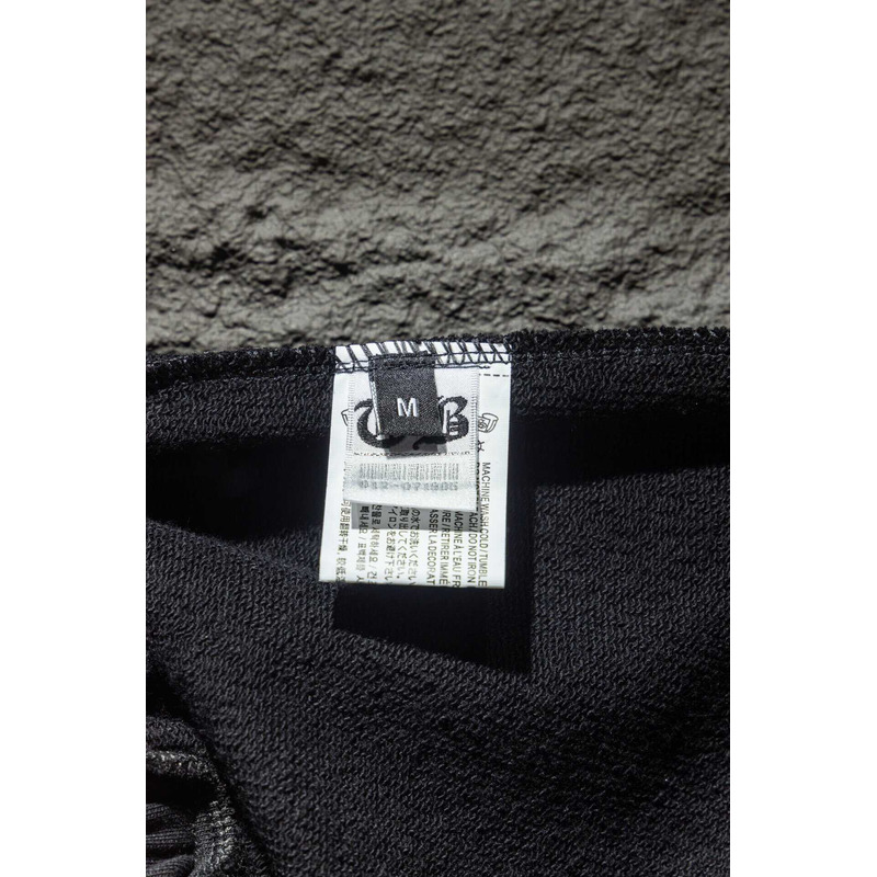 Chrome Heart Embroidered Cotton Shorts Black