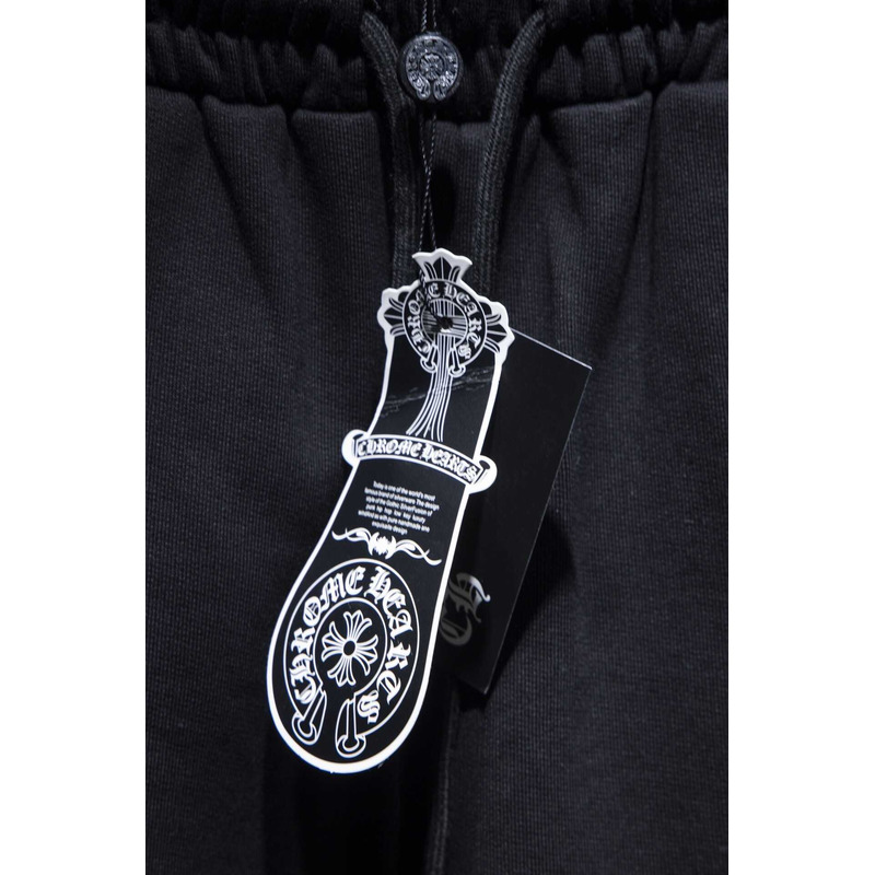 Chrome Heart Printed Cotton Shorts Black