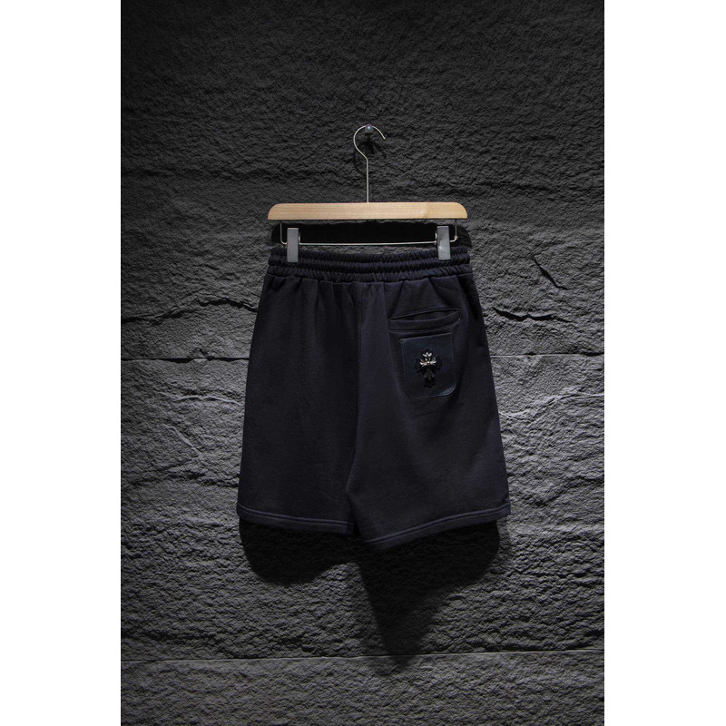 Chrome Heart Printed Cotton Shorts Black