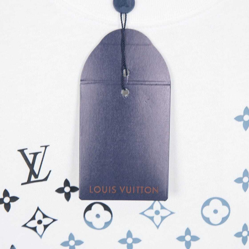 l**is V*t*n monogram t-shirt white