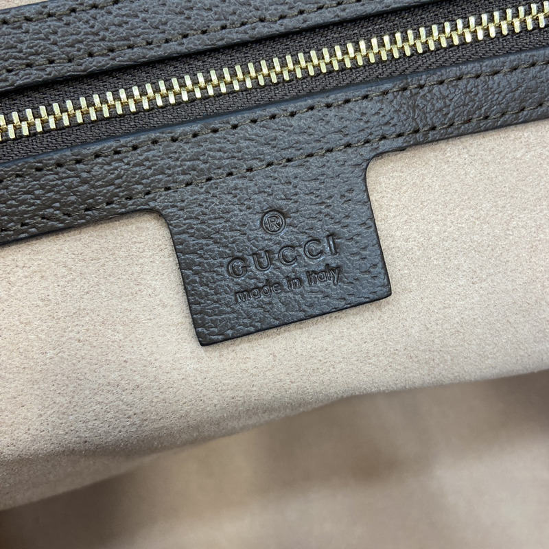 g*u*i S*p*e monogram ophidia tote medium brown