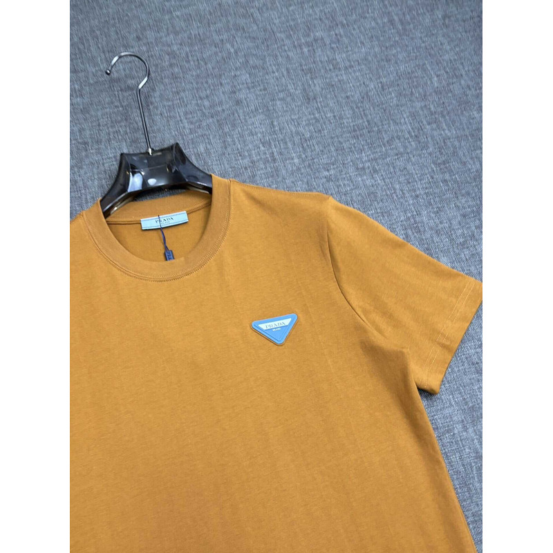 Pra*a cotton t-shirt mustard