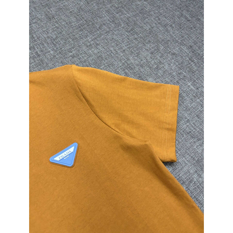 Pra*a cotton t-shirt mustard