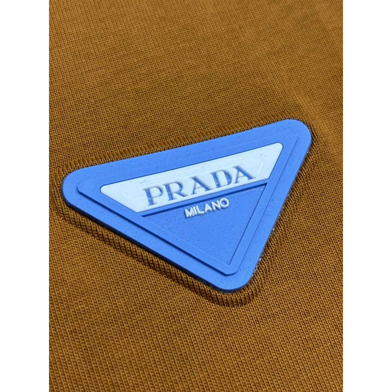 Pra*a cotton t-shirt mustard