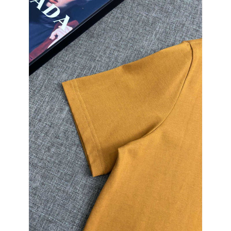 Pra*a cotton t-shirt mustard