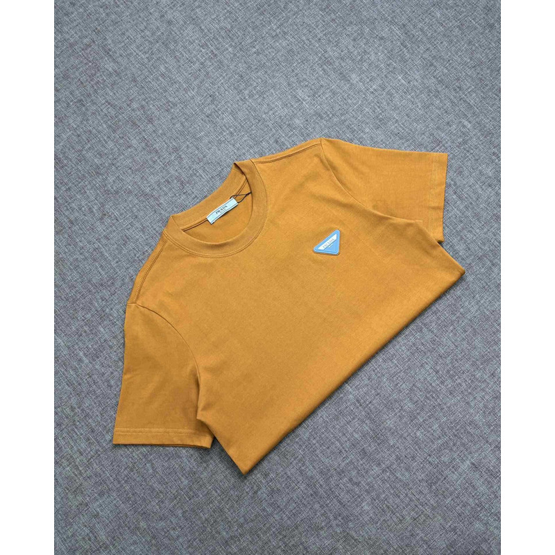 Pra*a cotton t-shirt mustard
