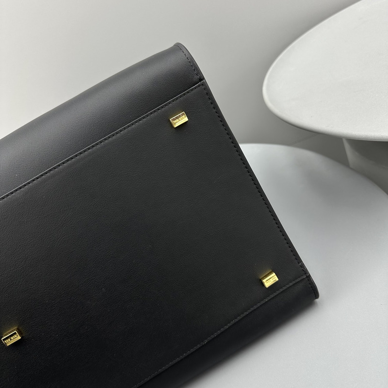 The Row Margaux Leather Tote Bag Cowhide Commuter Handheld Women\