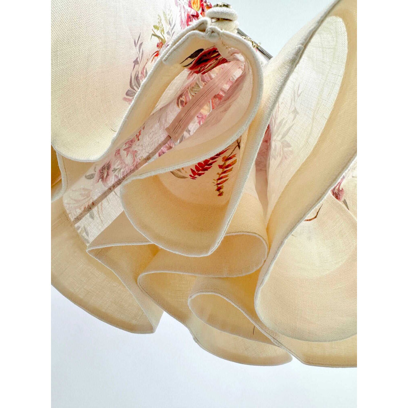 Zimmermann Short Dress With Flowers