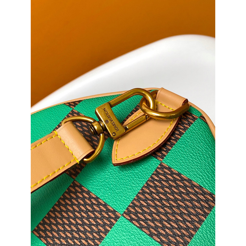 l**is V*t*n speedy 40 bandoulière damier pop green