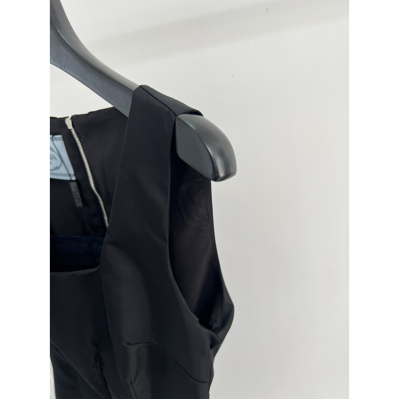 Pra*a re-nylon mini dress black