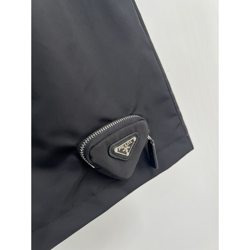 Pra*a re-nylon mini dress black