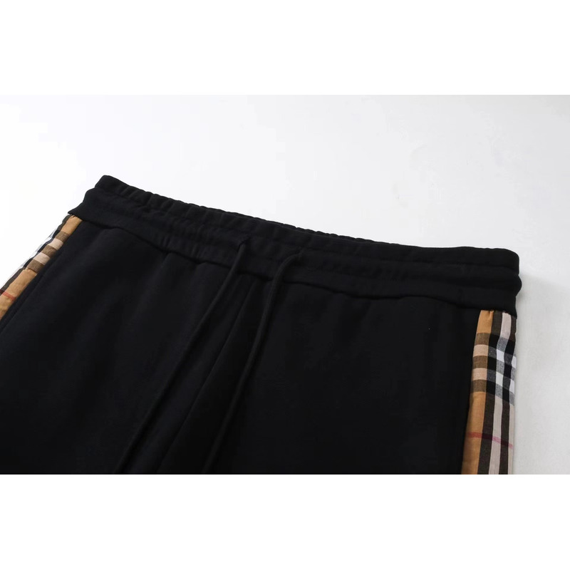 B**rry vintage check panel cotton trackpants