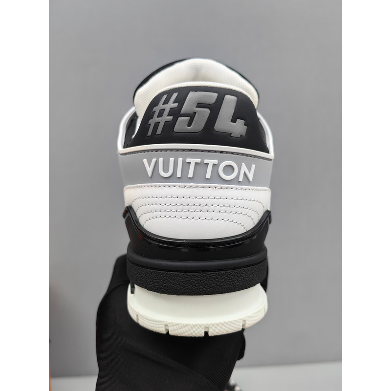 l**is V*t*n trainer sneaker black&white