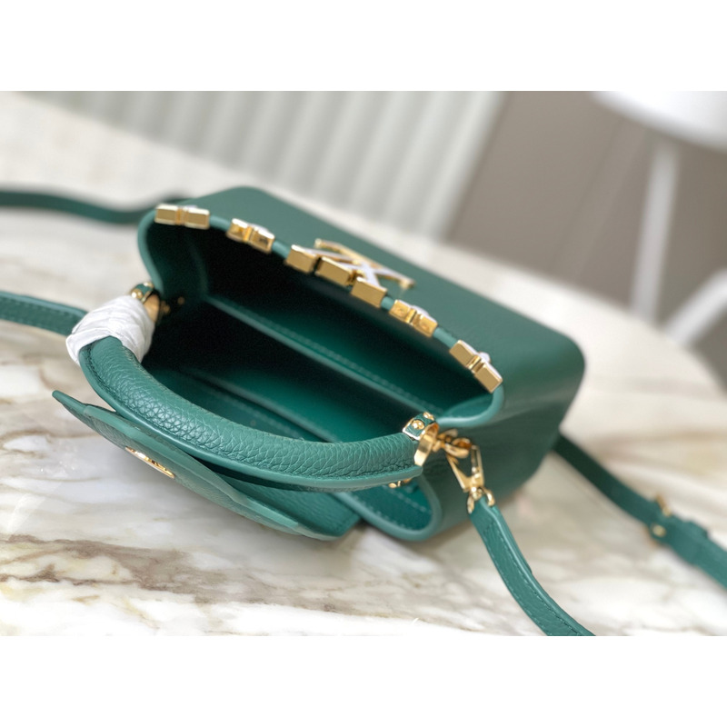 l**is V*t*n capucines mini green bag