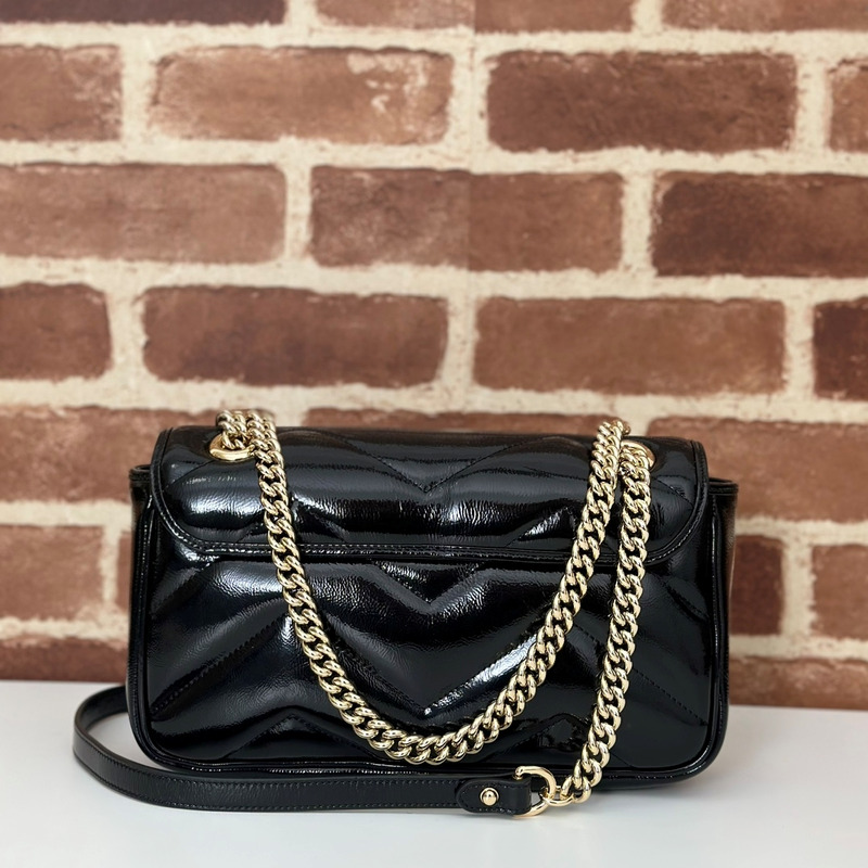 G*u*i gg marmont series small shoulder bag black