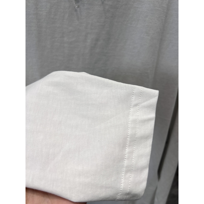 Miu Miu Embellished Bow Long Sleeves Cotton White