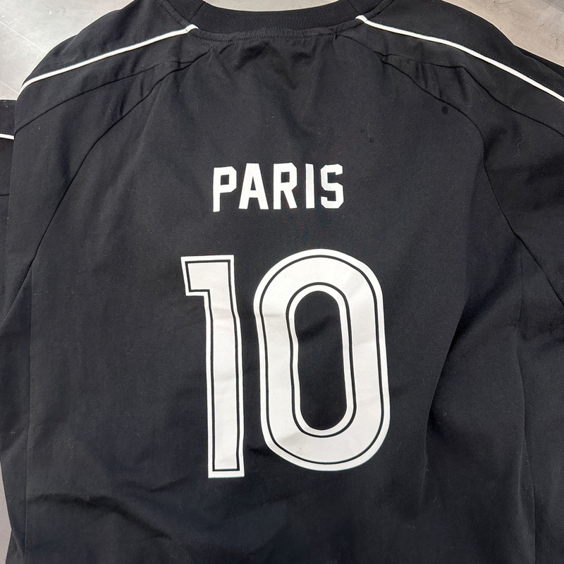 Ba*len*cia*ga cotton jersey t-shirt black