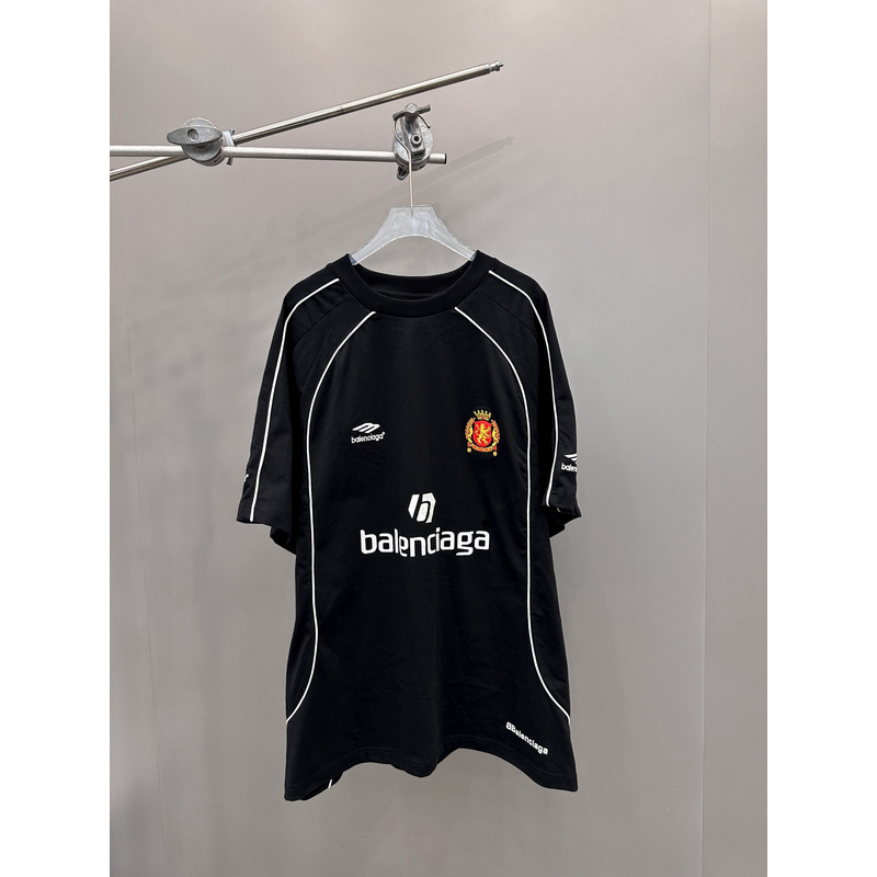 Ba*len*cia*ga cotton jersey t-shirt black