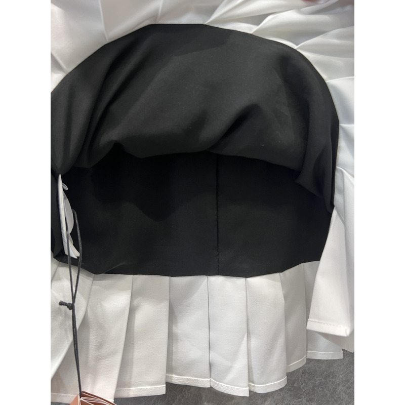 Miu Miu Miniskirt In Gray&White