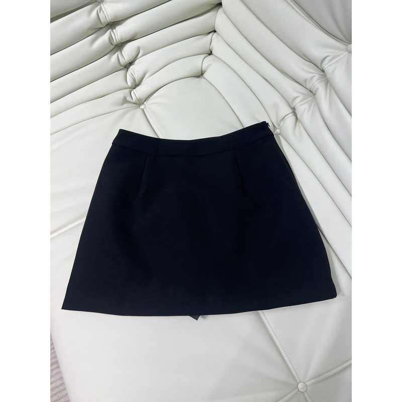 Ce**e cotton coat and skirt black