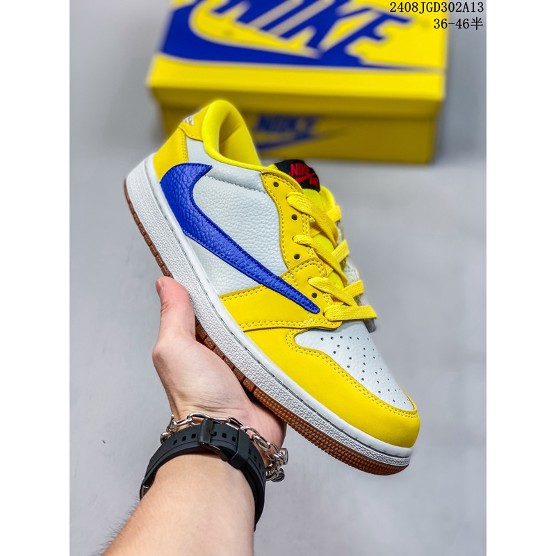 Travis Scott X Air Jordan 1 Low Og Aj1 Yellow Sneaker