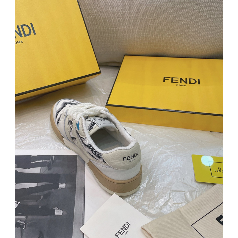 F**di match sneakers white