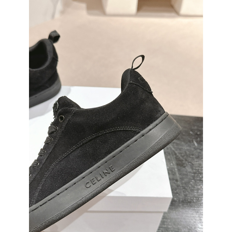 Ce**e trainer low lace-up sneaker in suede black