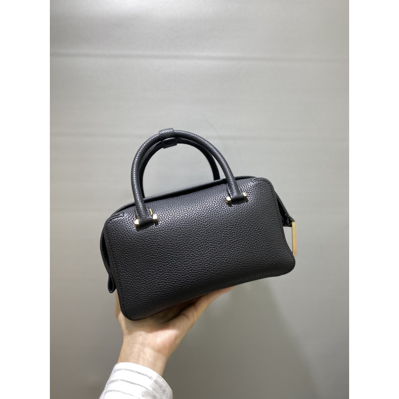 Delvaux Cool Box Mini In Taurillon Soft Black