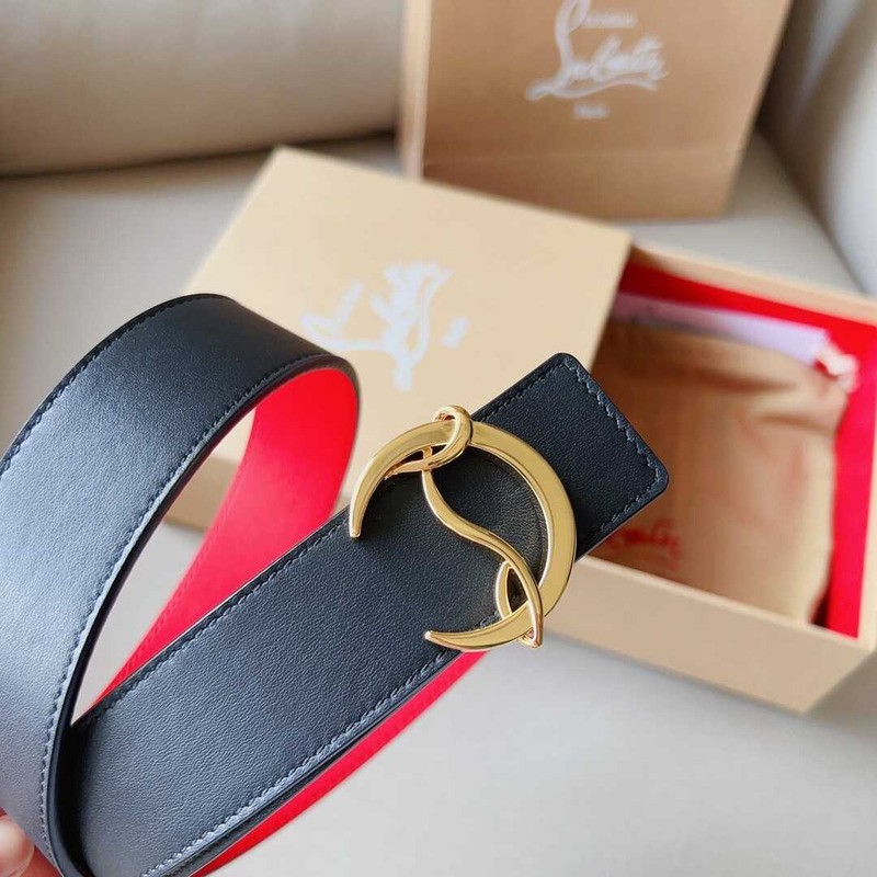 Hristian Leather Belt Red And Black