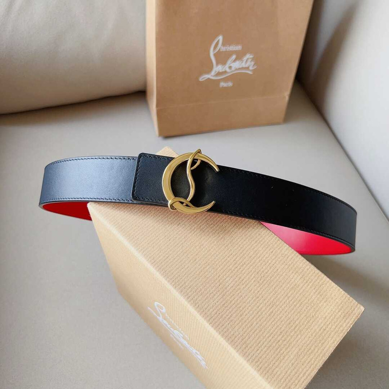 Hristian Leather Belt Red And Black