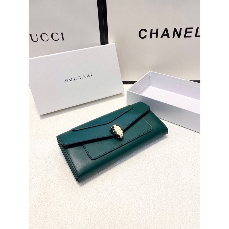 B*l*ai serpenti forever wallets green