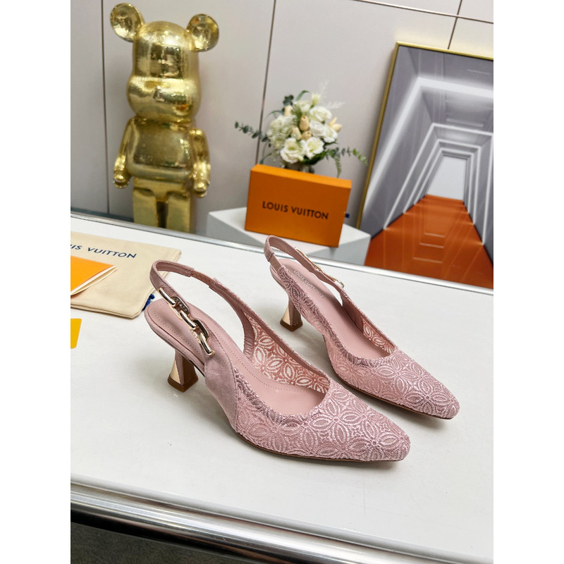 l**is V*t*n slingback pump in pink