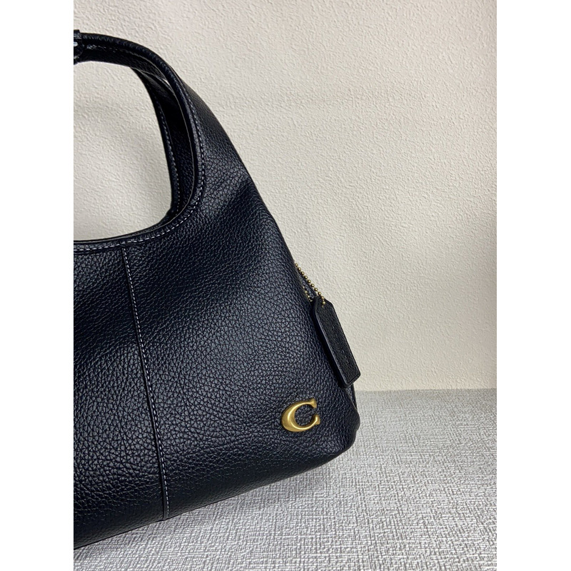 Coach Lana Polished Pebble Leather Shoulder Bag