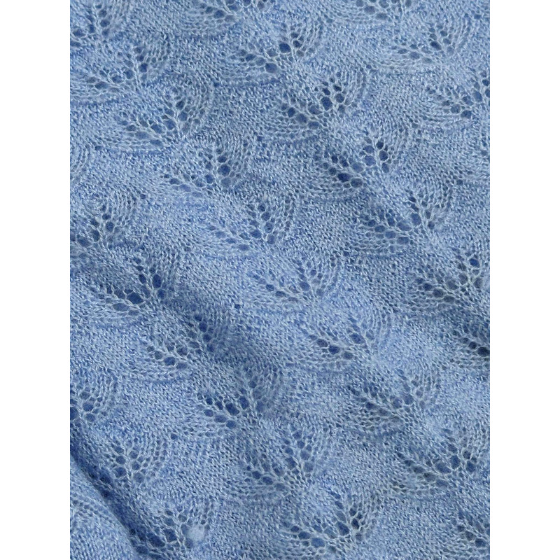 Ch*el knitted cardigan blue