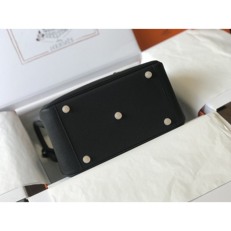 H**mes lindy mini bag leather black
