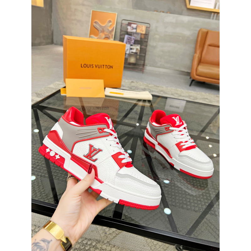 l**is V*t*n trainer sneaker red&white