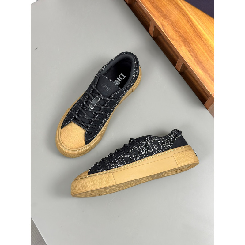 D*or and stone island b33 sneaker black  and brown